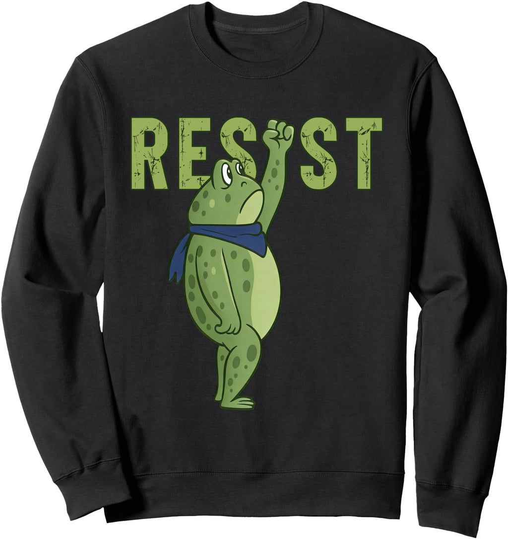 Frog Resist Portland Frog Protest Hoodie - Casual Everyday Wear for Adults - T-Shirt, Sweatshirt, Hoodie