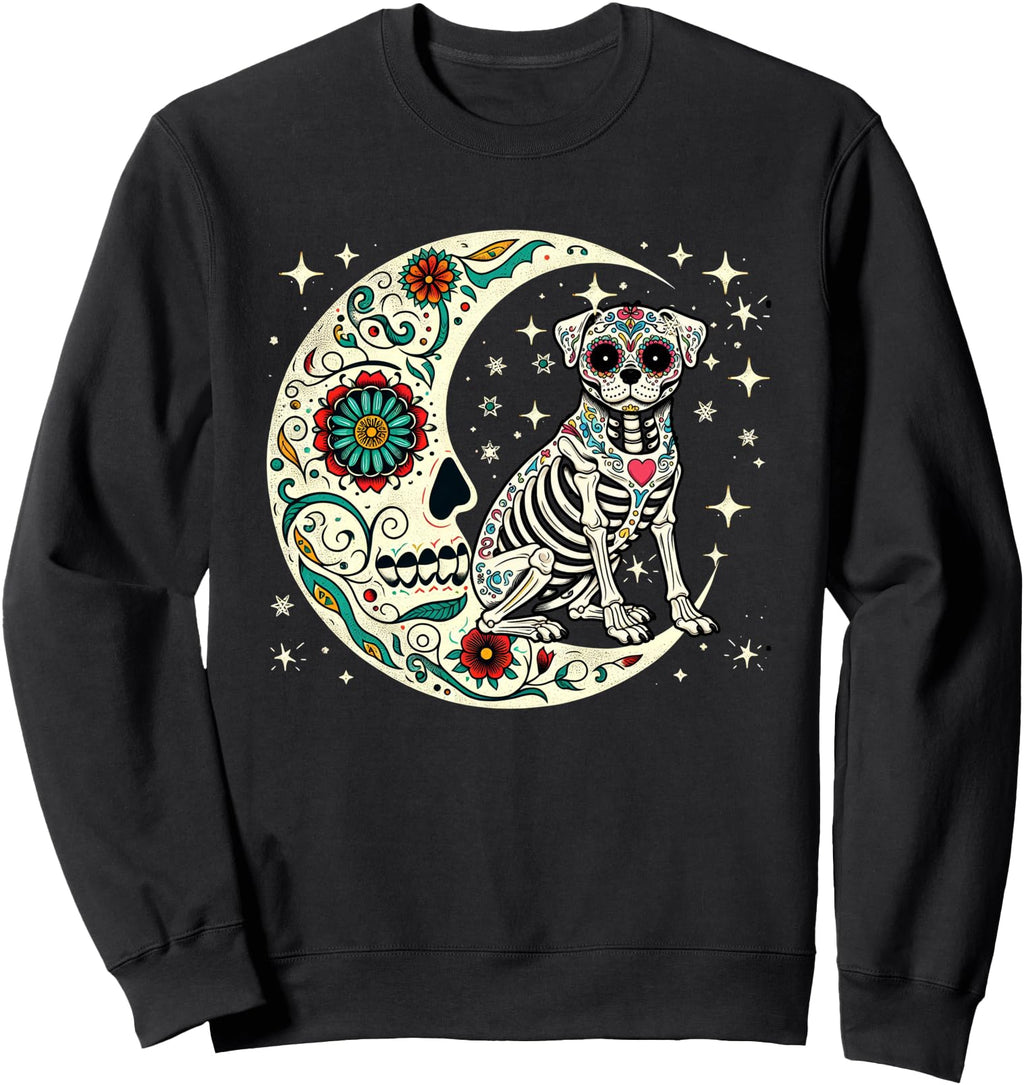 Handcrafted Dia De Los Muertos Hoodie - Aesthetic Graphic for Adults - T-Shirt, Sweatshirt, Hoodie