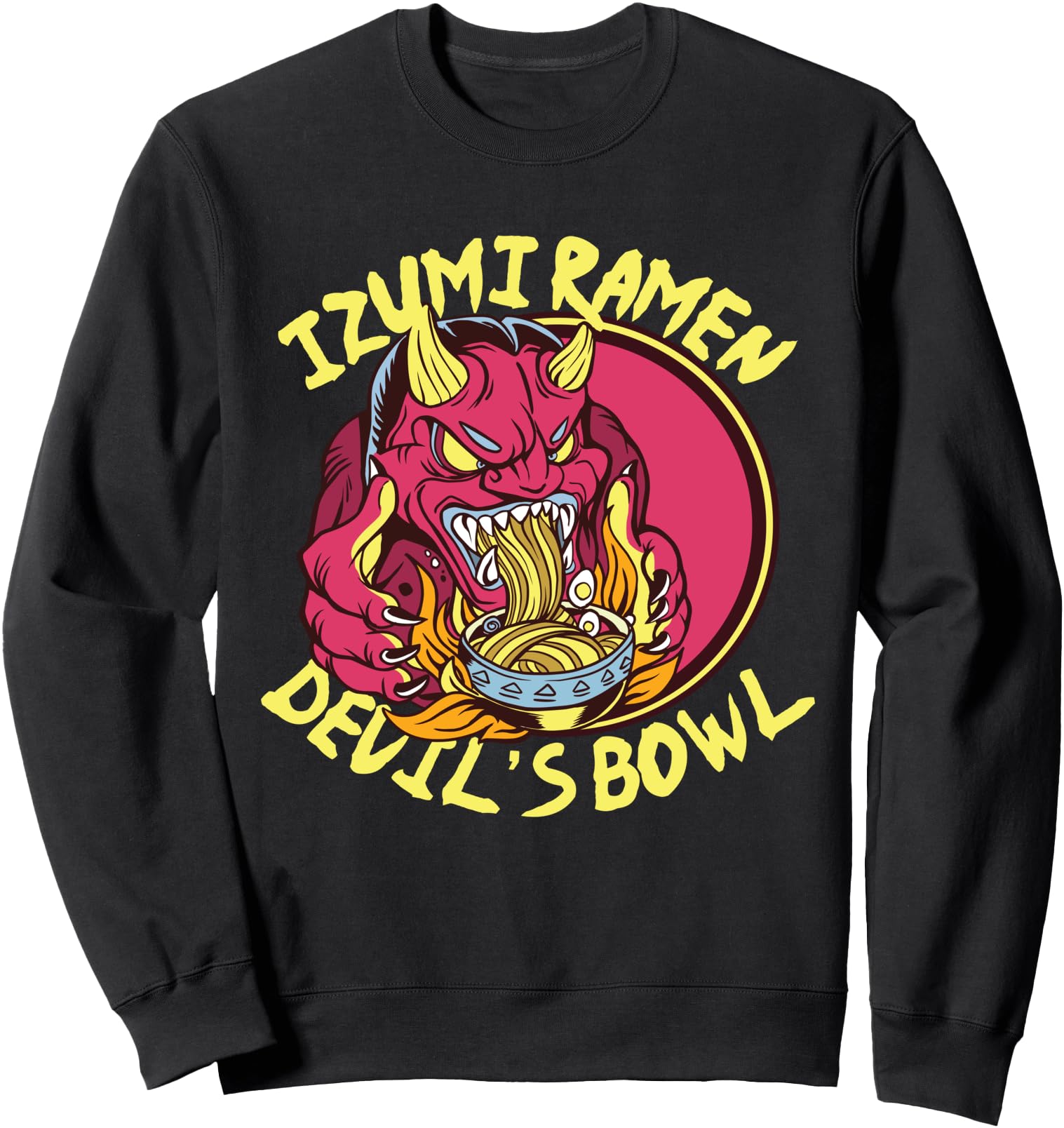 Izumi Ramen Devil S Bown Japanese T-Shirt - Casual Everyday Wear Men Women - T-Shirt, Sweatshirt, Hoodie