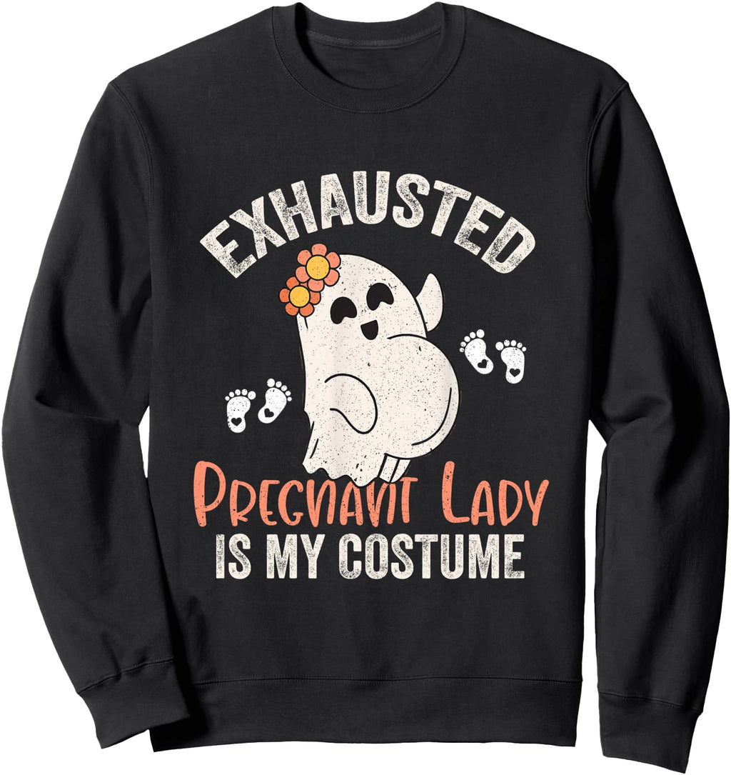 Handcrafted Exhausted Pregnant Lady Is T-Shirt - Graphic Print Men Women - T-Shirt, Sweatshirt, Hoodie