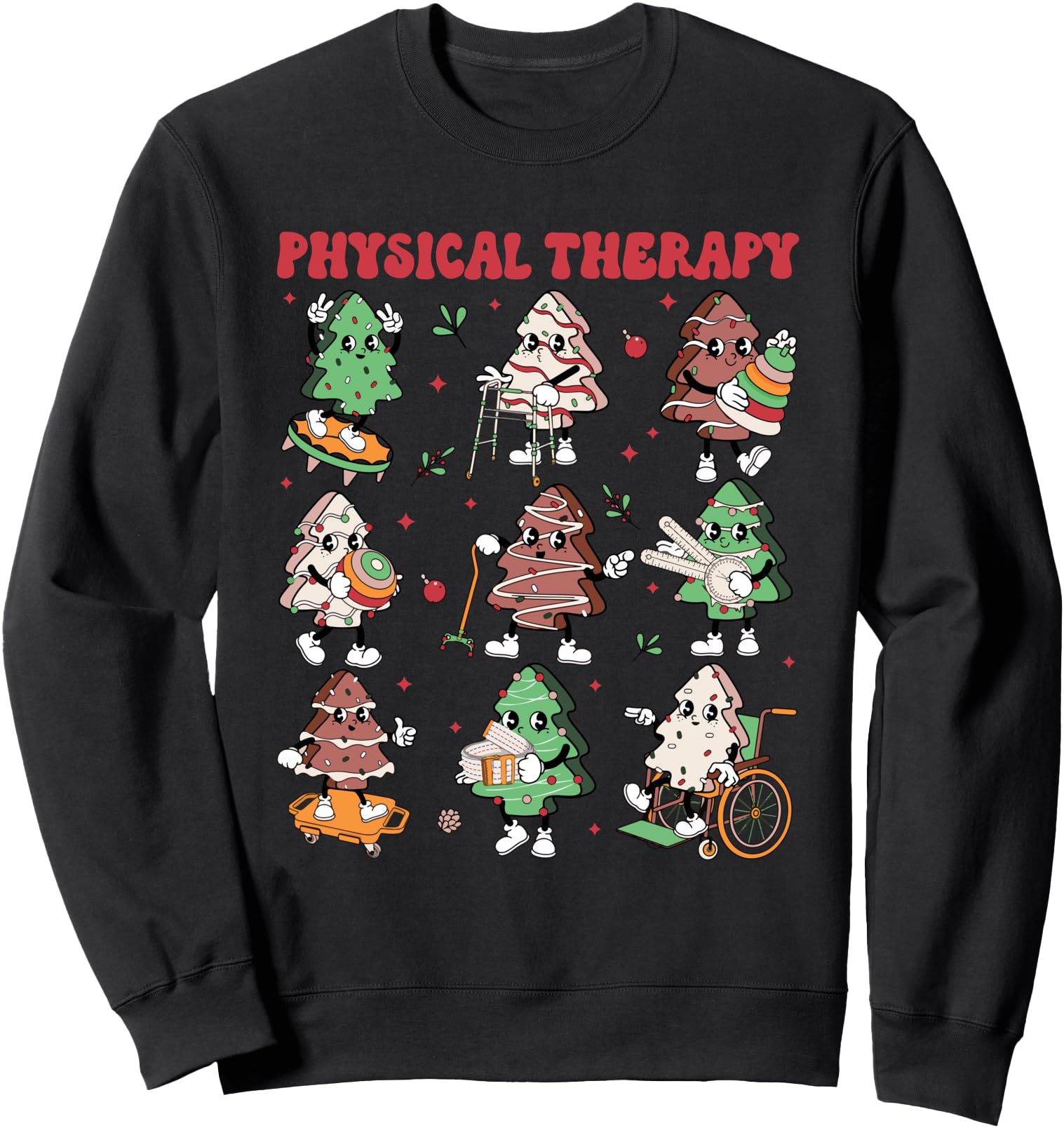Physical Therapy Tree Cake Pt Artist Hoodie - Graphic Print Men Women - T-Shirt, Sweatshirt, Hoodie