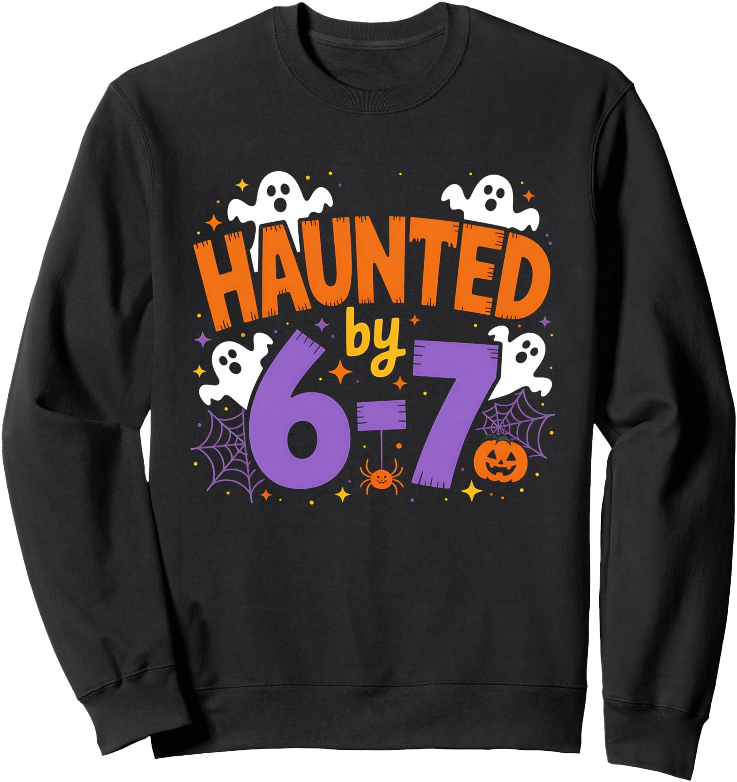 Haunted 6 7 Halloween Ghosts And T-Shirt - Unique Graphic Men Women - T-Shirt, Sweatshirt, Hoodie