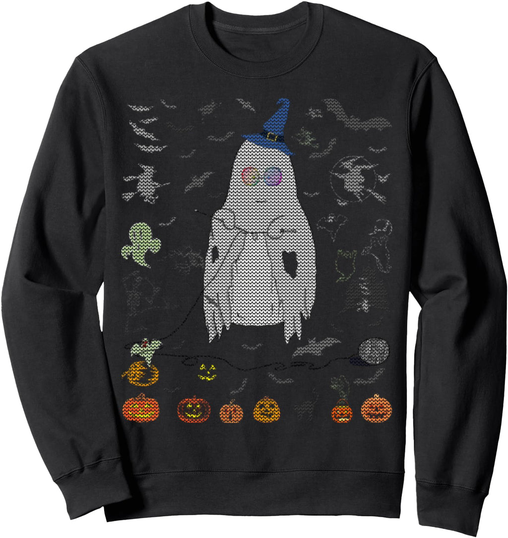 Authentic Ghost Ugly Halloween T-Shirt - Streetwear Style Men Women - T-Shirt, Sweatshirt, Hoodie