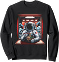 Authentic Astronaut Eating Ramen Sweatshirt - Novelty Apparel Unisex - T-Shirt, Sweatshirt, Hoodie