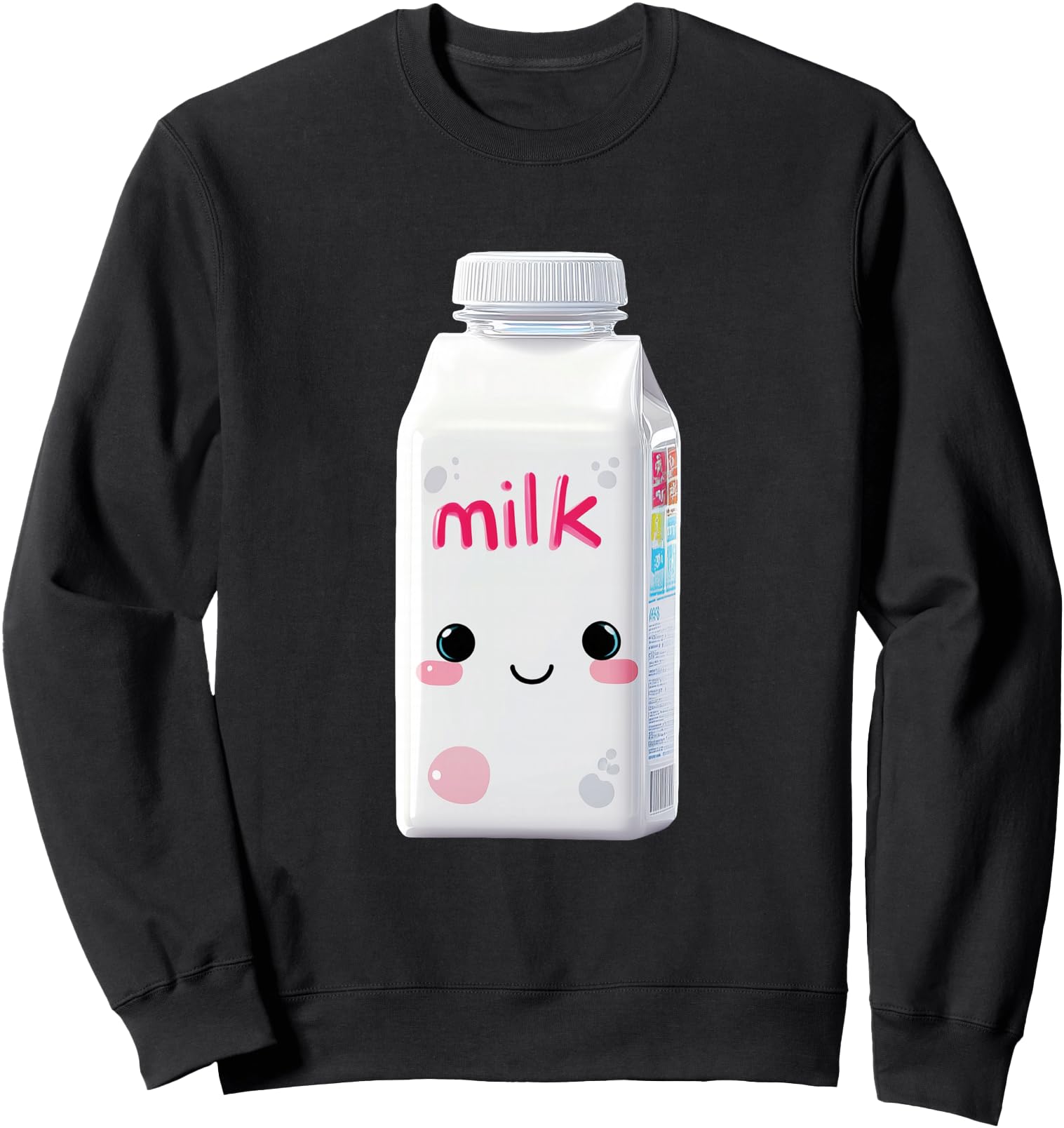 Milk Carton Kawaii Halloween Costume T-Shirt - Custom Art Print Unisex - T-Shirt, Sweatshirt, Hoodie