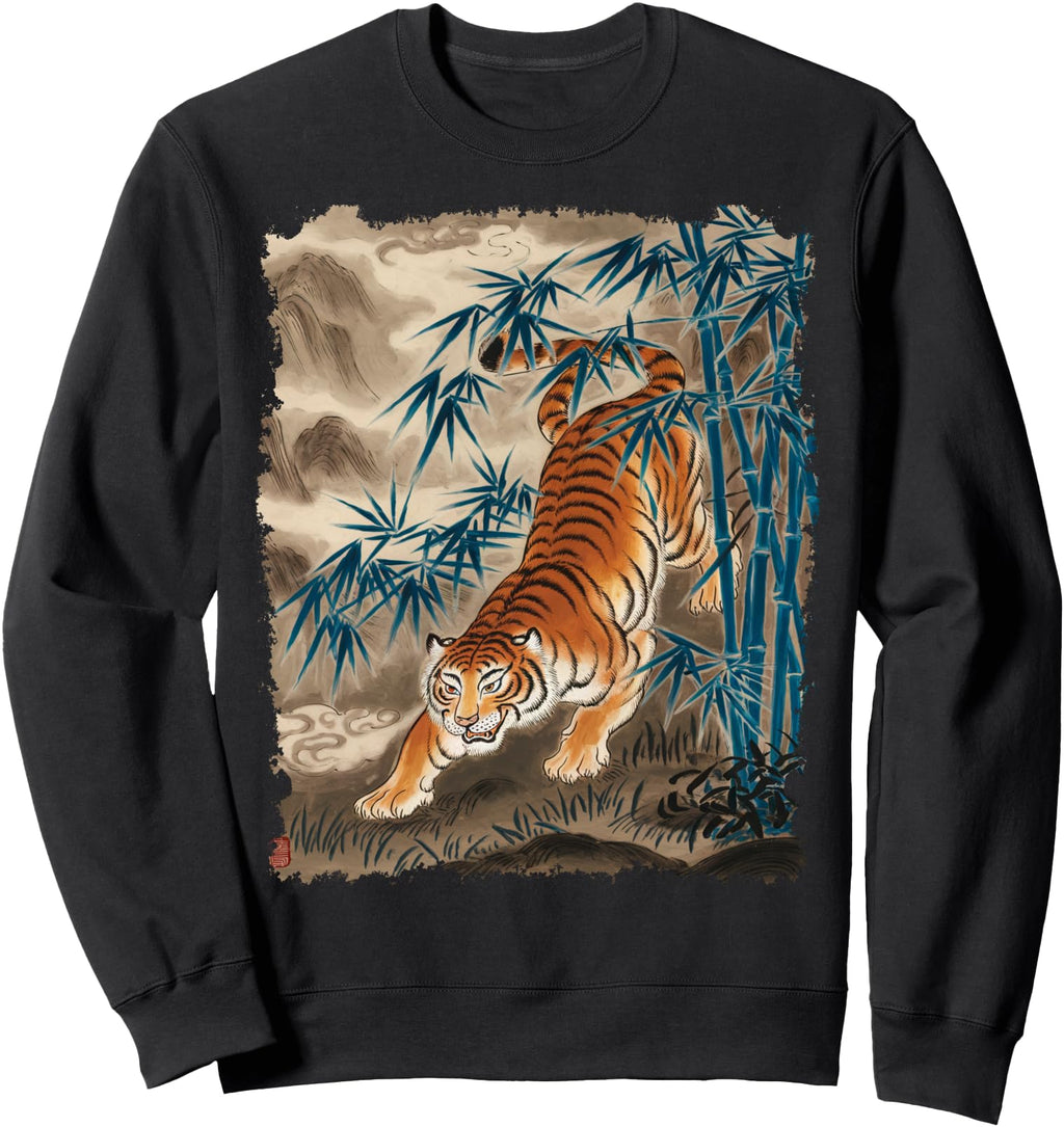 Handcrafted Japanese Art Tiger Exclusive Hoodie - Trendy Graphic Men Women - T-Shirt, Sweatshirt, Hoodie