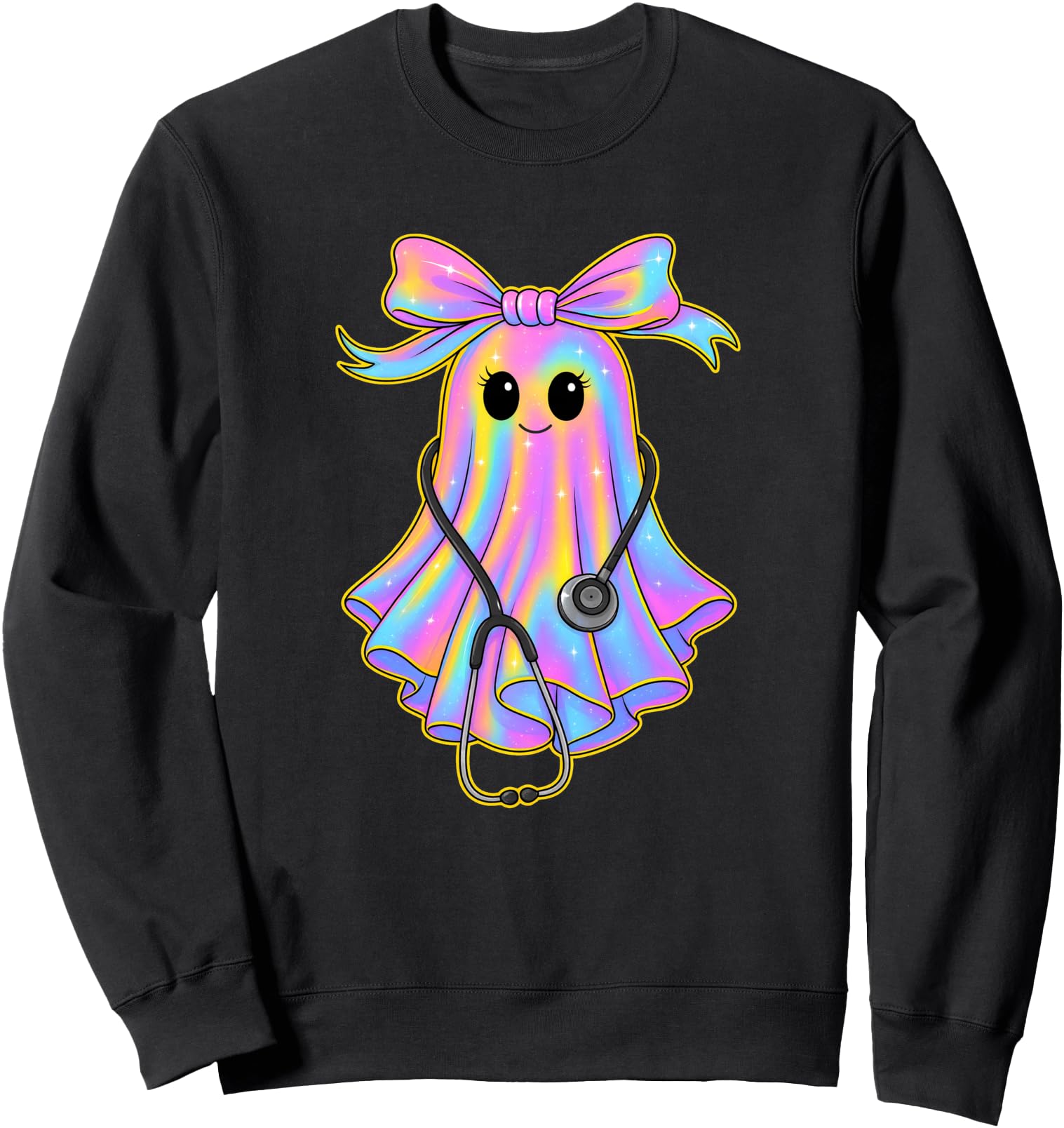 Fun Halloween Ghost Nurses Medical Sweatshirt - Streetwear Style Men Women - T-Shirt, Sweatshirt, Hoodie
