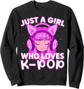 Original Just Who Loves K Pop Korean Hoodie - Novelty Apparel Men Women - T-Shirt, Sweatshirt, Hoodie