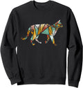 Original Colorful Paper Animal Cat Hoodie - Casual Everyday Wear Men Women - T-Shirt, Sweatshirt, Hoodie