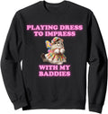Exclusive Playing Dress To Impress Sweatshirt - Novelty Apparel Men Women - T-Shirt, Sweatshirt, Hoodie