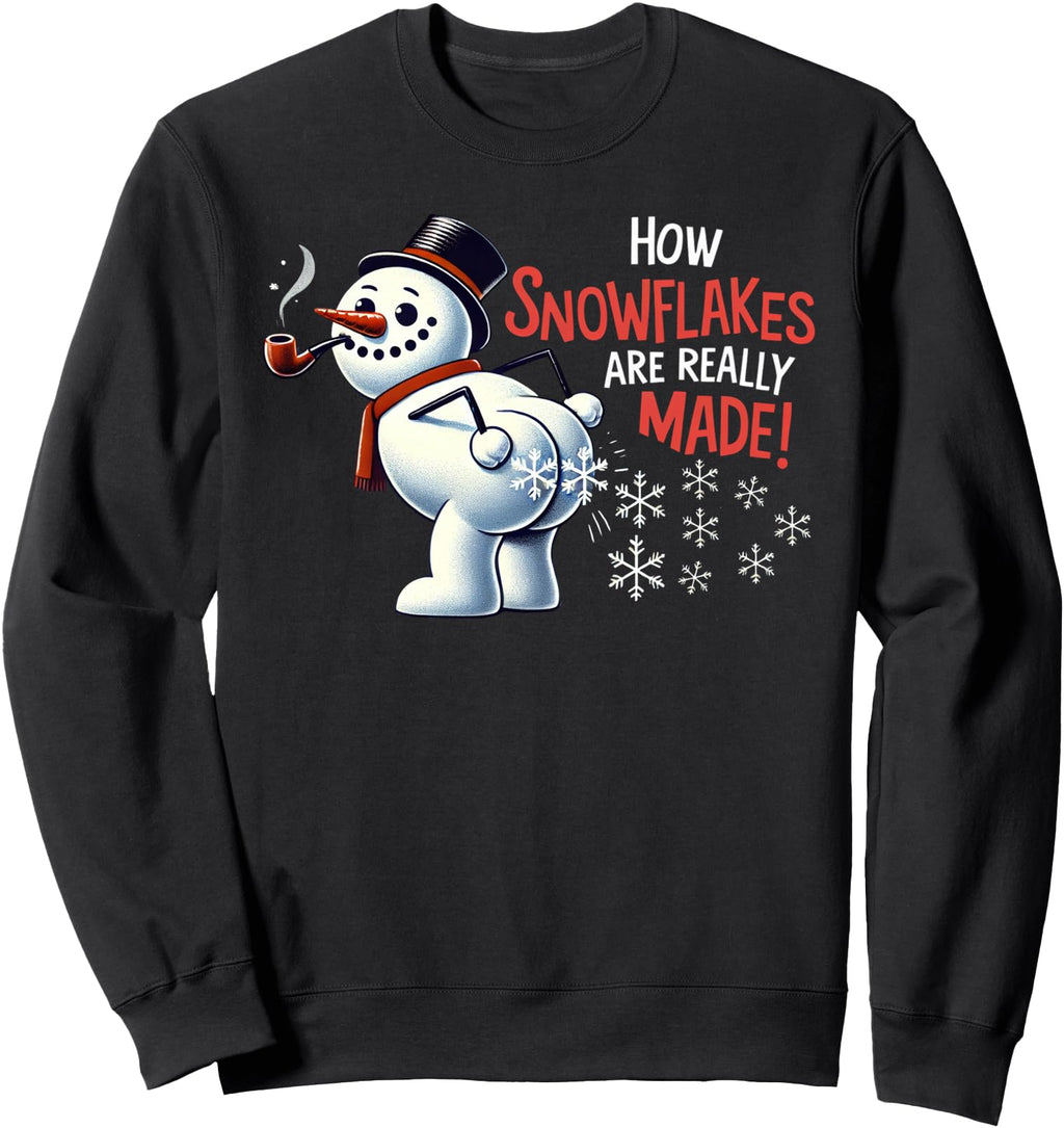How Snowflakes Are Really Made T-Shirt - Casual Everyday Wear for Adults - T-Shirt, Sweatshirt, Hoodie