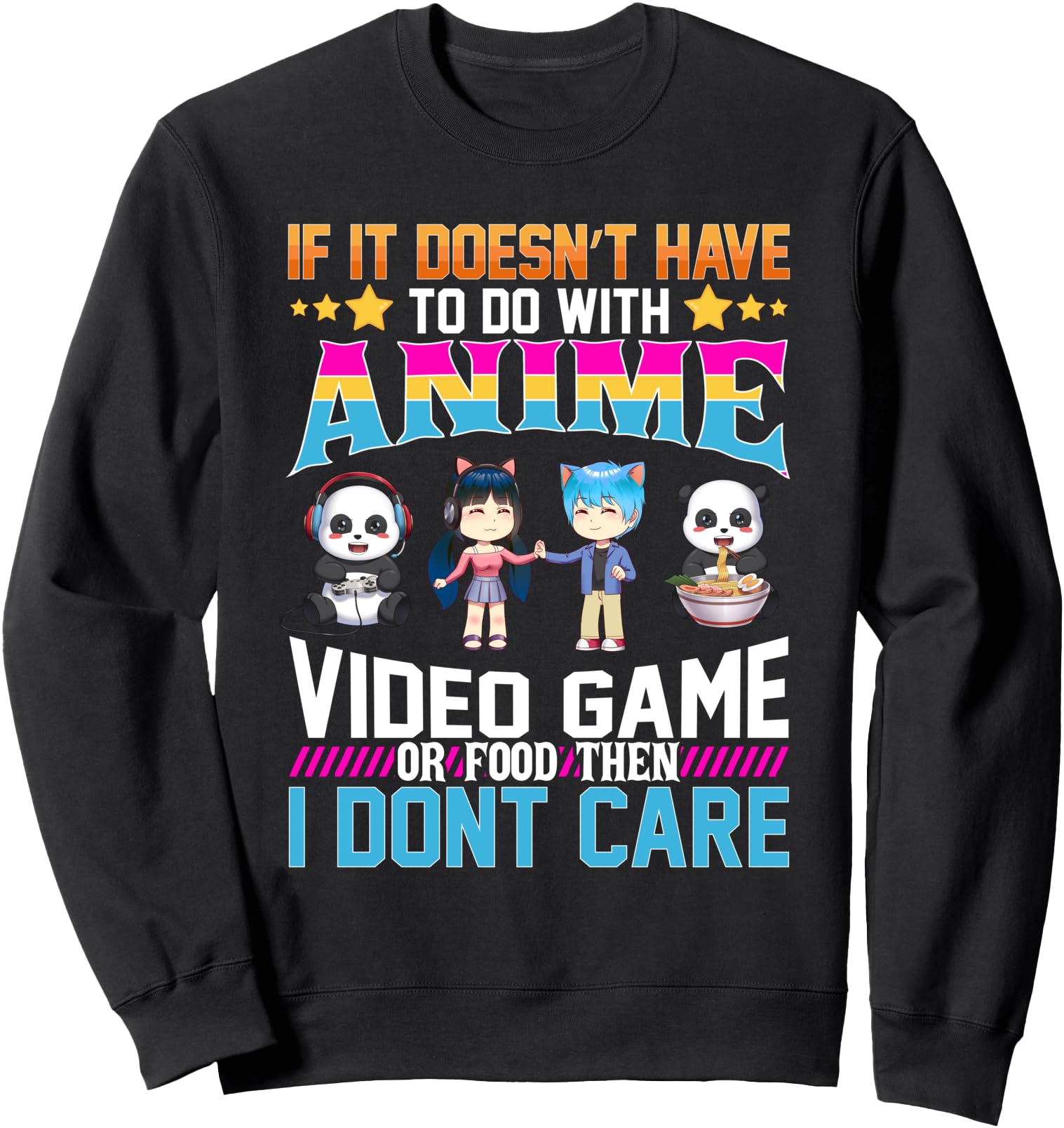 Exclusive Anime Video Gaming Food Hoodie - Streetwear Style for Adults - T-Shirt, Sweatshirt, Hoodie