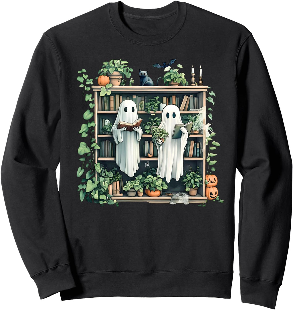 Exclusive Ghost Plant Library Hoodie - Casual Everyday Wear Men Women - T-Shirt, Sweatshirt, Hoodie