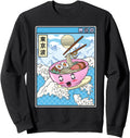 Exclusive Surfing Ramen Bowl Japanese T-Shirt - Trendy Graphic Men Women - T-Shirt, Sweatshirt, Hoodie