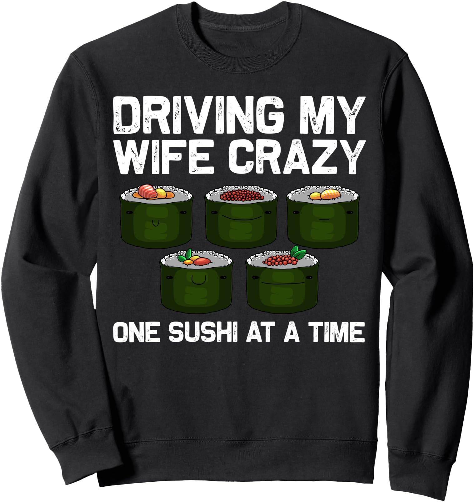 Sushi Designs Dad Japanese Food Maki T-Shirt - Custom Art Print for Adults - T-Shirt, Sweatshirt, Hoodie