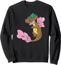 Original Flower Dragon Kawaii Anime Hoodie - Aesthetic Graphic for Adults - T-Shirt, Sweatshirt, Hoodie