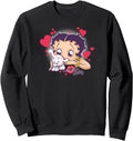 Authentic Betty Boop Puppy Love T-Shirt - Streetwear Style for Adults - T-Shirt, Sweatshirt, Hoodie