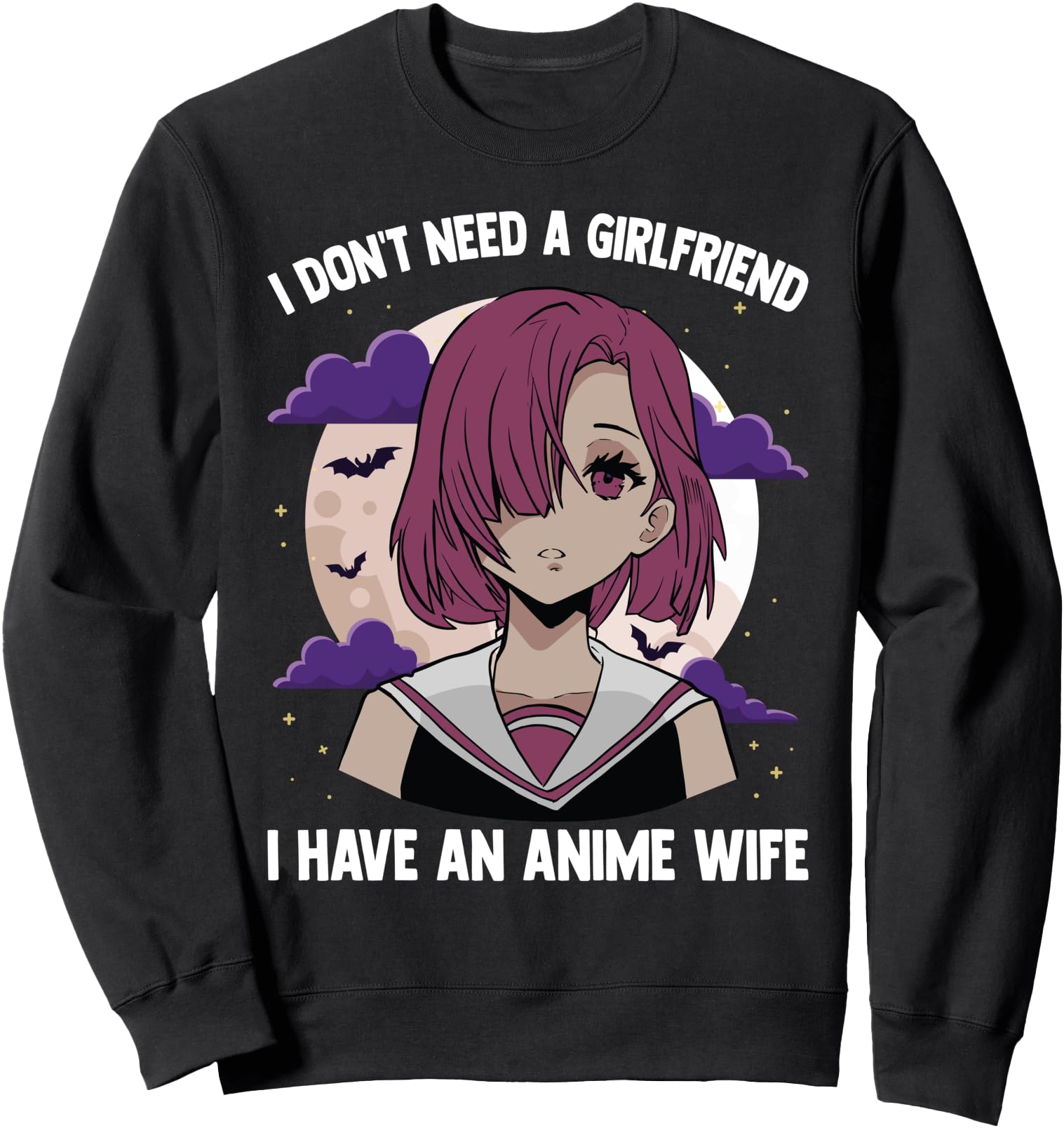 Original Otaku I Don T Need Girlfriend T-Shirt - Graphic Print for Adults - T-Shirt, Sweatshirt, Hoodie
