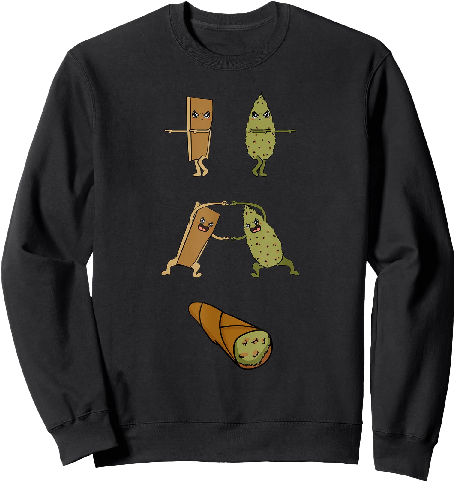 Authentic Ganja Blunt Anime Weed T-Shirt - Casual Everyday Wear Unisex - T-Shirt, Sweatshirt, Hoodie