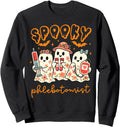 Exclusive Spooky Phlebotomist Sweatshirt - Minimalist Print for Adults - T-Shirt, Sweatshirt, Hoodie