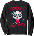 Authentic Creepy Bad Panda Kawaii Sweatshirt - Unique Graphic Men Women - T-Shirt, Sweatshirt, Hoodie