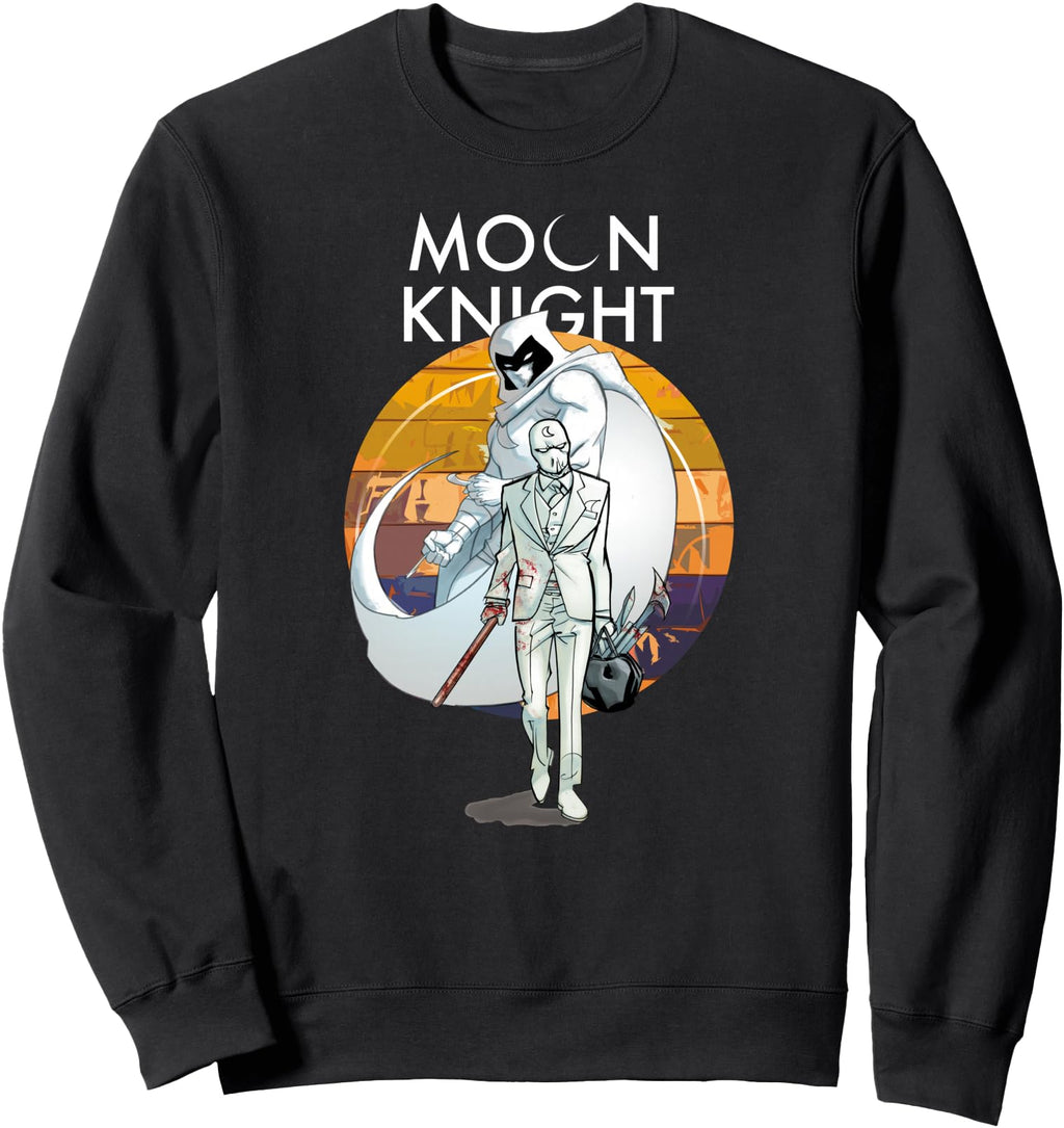 Authentic Marvel Moon Knight Marc Sweatshirt - Streetwear Style Unisex - T-Shirt, Sweatshirt, Hoodie