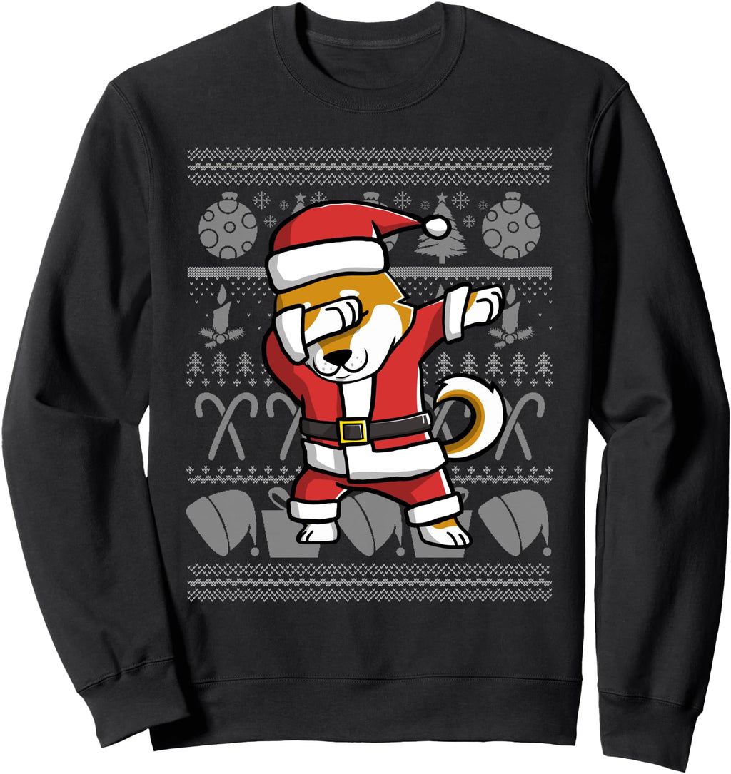Exclusive Shiba Inu Dabbing Dog Dab Ugly T-Shirt - Graphic Print Unisex - T-Shirt, Sweatshirt, Hoodie