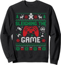Handcrafted Sleighing Game Ugly Sweatshirt - Unique Graphic Men Women - T-Shirt, Sweatshirt, Hoodie