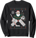Exclusive Santa Hockey Goalie Ugly T-Shirt - Trendy Graphic for Adults - T-Shirt, Sweatshirt, Hoodie