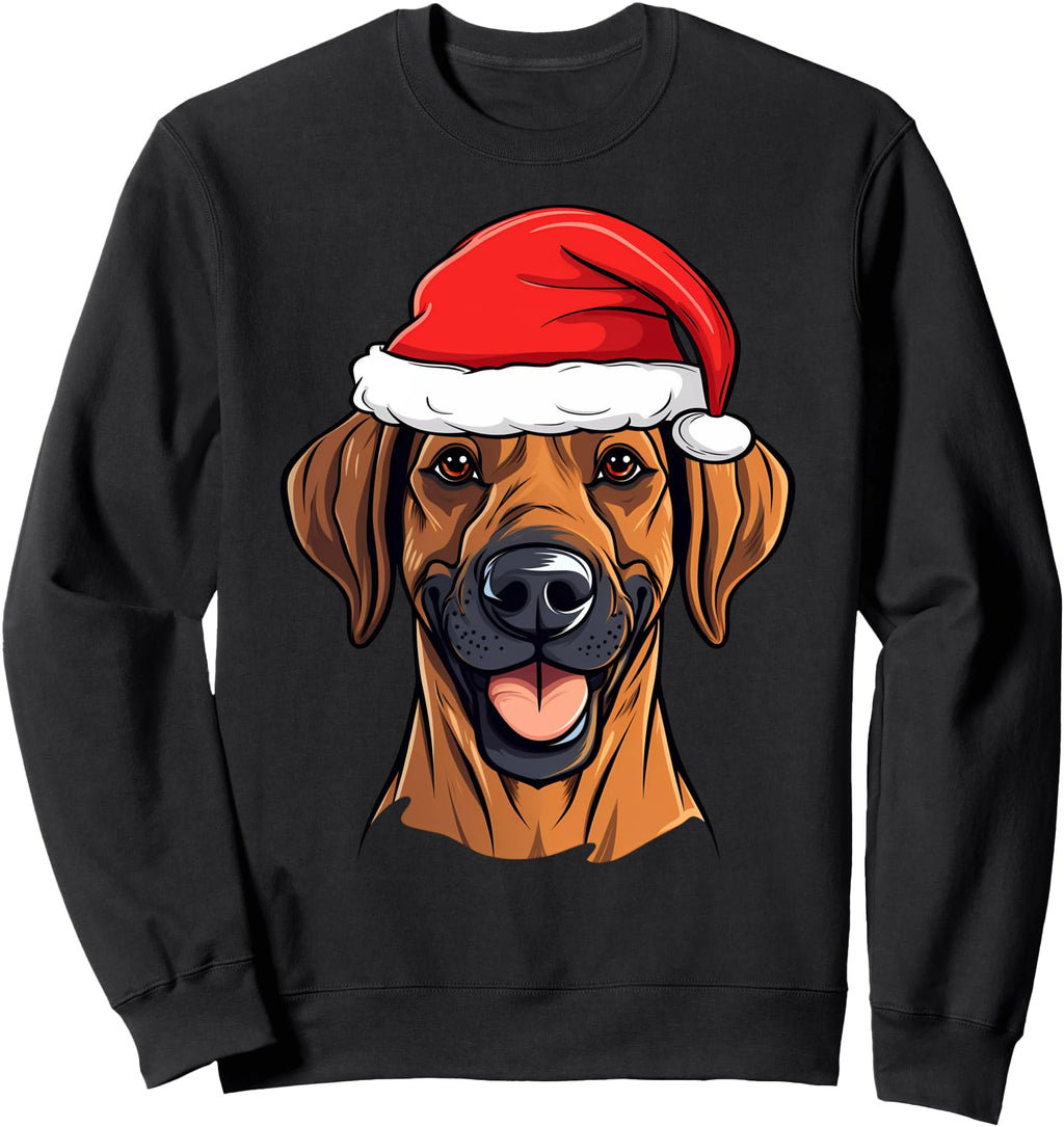 Original Rhodesian Ridgeback Santa Dog Hoodie - Streetwear Style Men Women - T-Shirt, Sweatshirt, Hoodie