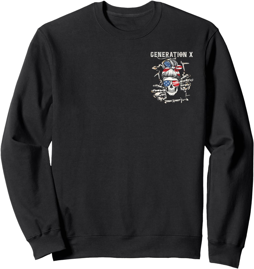 2 Sided Gen X Don T Try To Figure Sweatshirt - Unique Graphic for Adults - T-Shirt, Sweatshirt, Hoodie