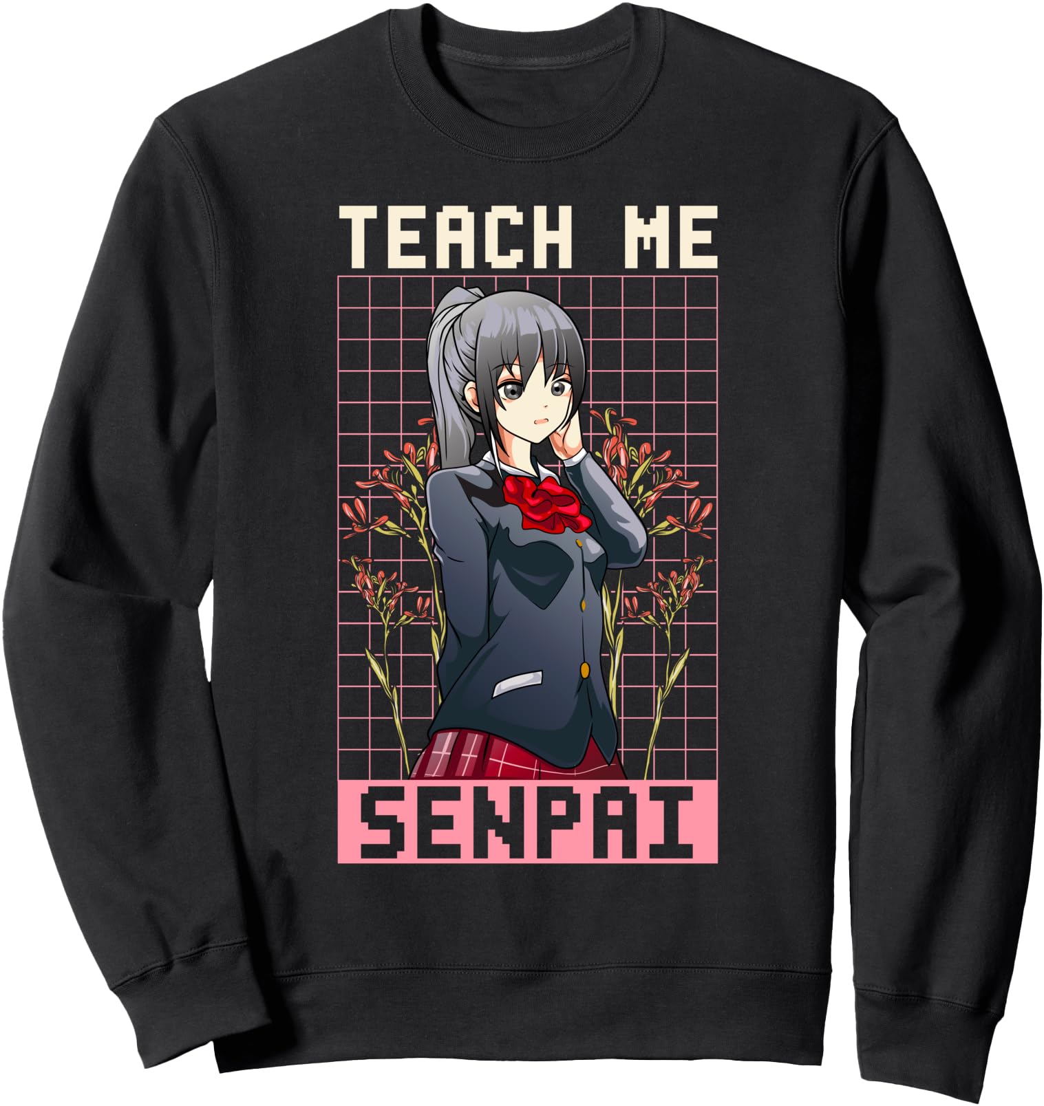 Exclusive Teach Me Senpai Anime T-Shirt - Casual Everyday Wear Unisex - T-Shirt, Sweatshirt, Hoodie