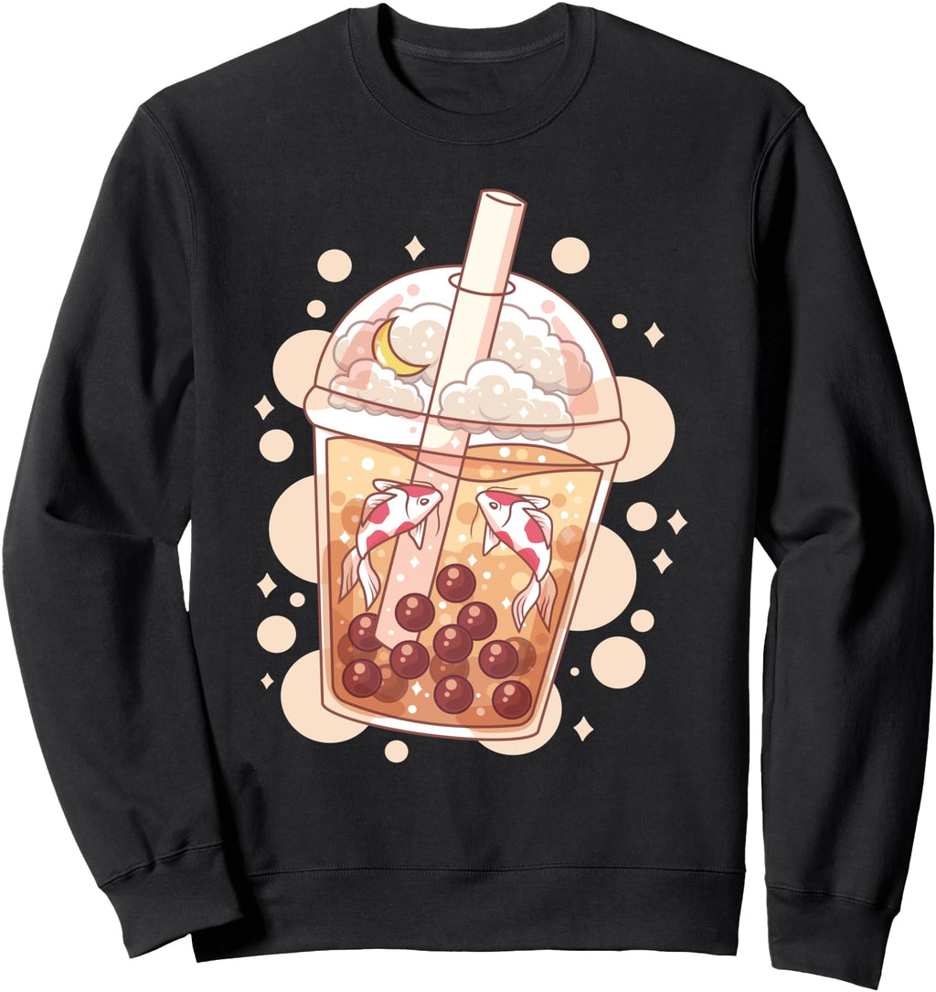 Handcrafted Koi Carp Fish Kawaii Milk Hoodie - Novelty Apparel Men Women - T-Shirt, Sweatshirt, Hoodie