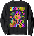 Original Spooky Med Surg Nurse T-Shirt - Minimalist Print Men Women - T-Shirt, Sweatshirt, Hoodie