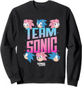Original Sonic Hedgehog Team Sonic Sweatshirt - Fun Novelty Design Unisex - T-Shirt, Sweatshirt, Hoodie