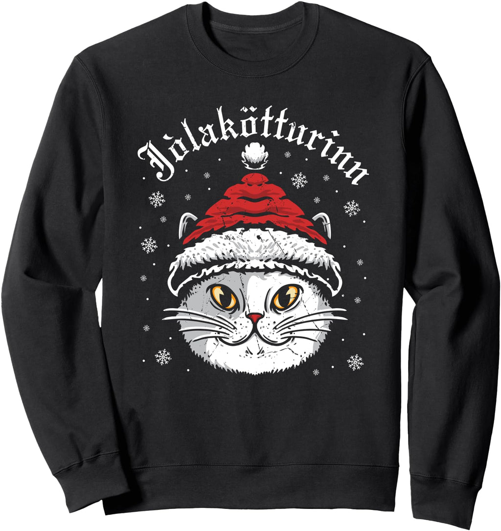 Exclusive J Lak Tturinn Yule Cat Hoodie - Aesthetic Graphic for Adults - T-Shirt, Sweatshirt, Hoodie