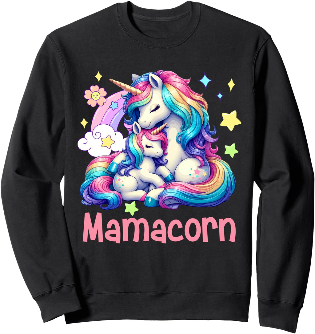Mamacorn Mother S Day Mama Costume Sweatshirt - Streetwear Style Unisex - T-Shirt, Sweatshirt, Hoodie