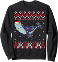 Original Humpback Whale Santa Hat Ugly T-Shirt - Novelty Apparel Unisex - T-Shirt, Sweatshirt, Hoodie