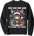 Italian Donkey Dominic Donkey Sweatshirt - Graphic Print Men Women - T-Shirt, Sweatshirt, Hoodie
