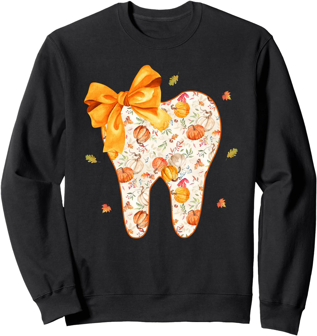 Coquette Bow Fall Tooth Dental Assistant T-Shirt - Minimalist Print Unisex - T-Shirt, Sweatshirt, Hoodie