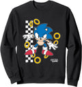Sonic Hedgehog Ready Action Golden Rings Hoodie - Graphic Print for Adults - T-Shirt, Sweatshirt, Hoodie