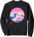 Handcrafted Vaporwave Great Wave T-Shirt - Aesthetic Graphic Unisex - T-Shirt, Sweatshirt, Hoodie