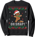 Original Oh Snap Gingerbread Ugly Rare Hoodie - Minimalist Print for Adults - T-Shirt, Sweatshirt, Hoodie
