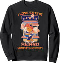 Handcrafted Cat I Love Eating Award Hoodie - Unique Graphic for Adults - T-Shirt, Sweatshirt, Hoodie