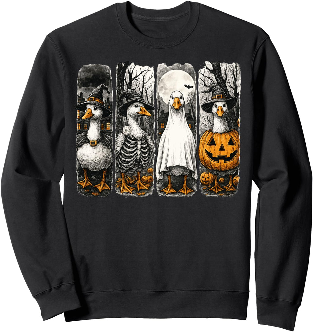 Original Spooky Halloween Silly Goose Sweatshirt - Novelty Apparel Unisex - T-Shirt, Sweatshirt, Hoodie