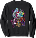 Monster High Alumni Graffiti Wall Hoodie - Trendy Graphic for Adults - T-Shirt, Sweatshirt, Hoodie