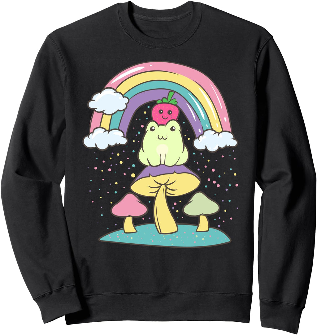 Handcrafted Pastel Goth Kawaii Anime Sweatshirt - Custom Art Print Unisex - T-Shirt, Sweatshirt, Hoodie