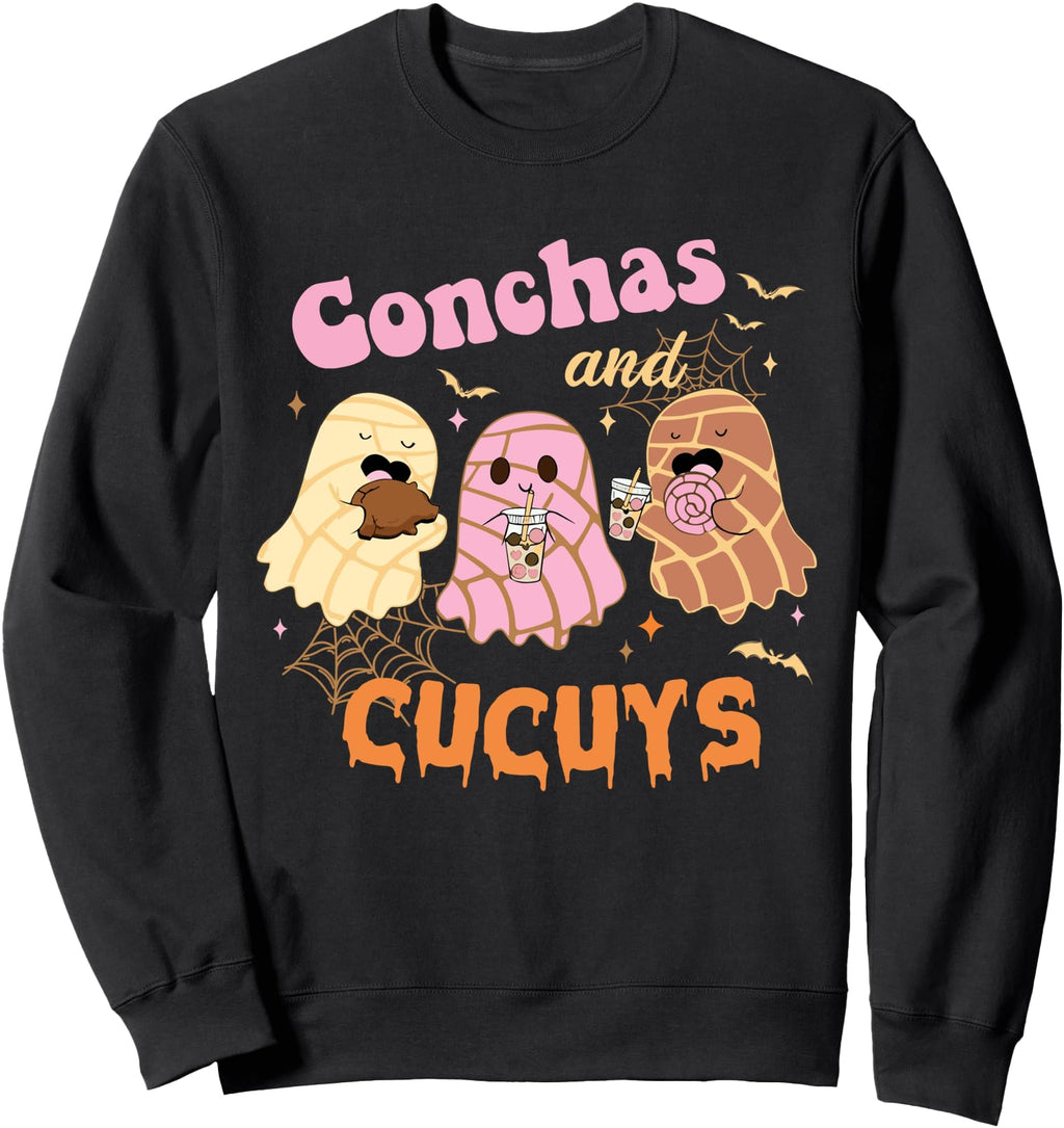 Exclusive Spooky Conchas And Cucuys T-Shirt - Custom Art Print Unisex - T-Shirt, Sweatshirt, Hoodie