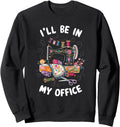 Handcrafted I Ll Be My Office Sewing T-Shirt - Unique Graphic Unisex - T-Shirt, Sweatshirt, Hoodie