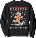 Exclusive Gingerbread Soccer Player Ugly Hoodie - Streetwear Style Unisex - T-Shirt, Sweatshirt, Hoodie